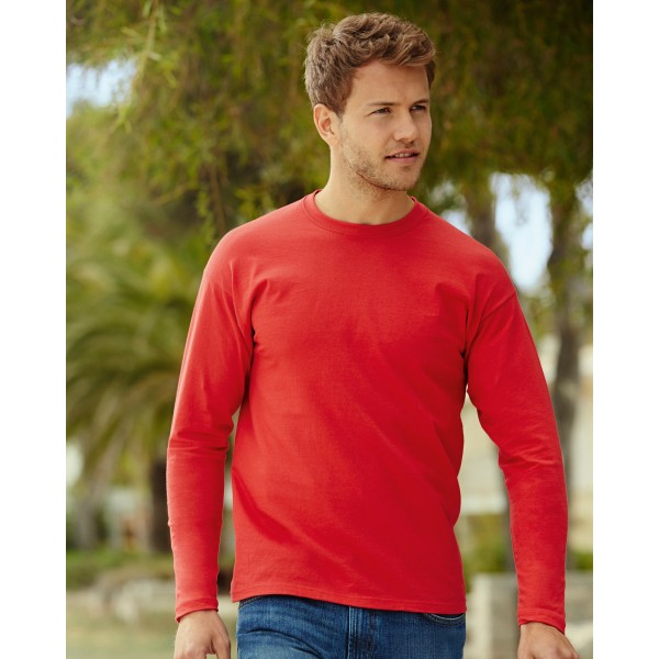 Fruit of the Loom Men's Long Sleeve T-shirts 