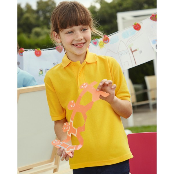 Fruit of the Loom Kids Polo Shirts 