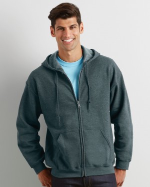 Gildan Heavy Zip Men's Hoodies for Promotional Clothing 