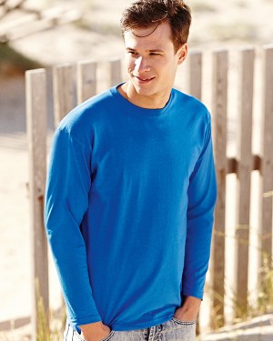 Fruit of the Loom Men's Long Sleeve T-shirts 