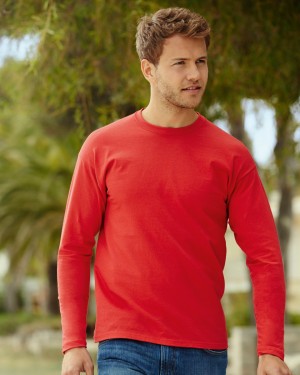 Fruit of the Loom Men's Long Sleeve T-shirts 