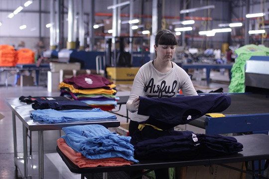 serigrafia textil, estampación