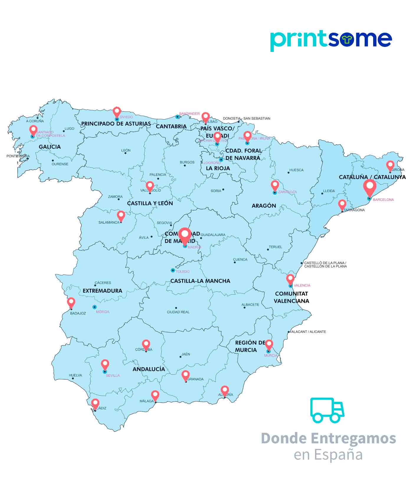 Localidades en España