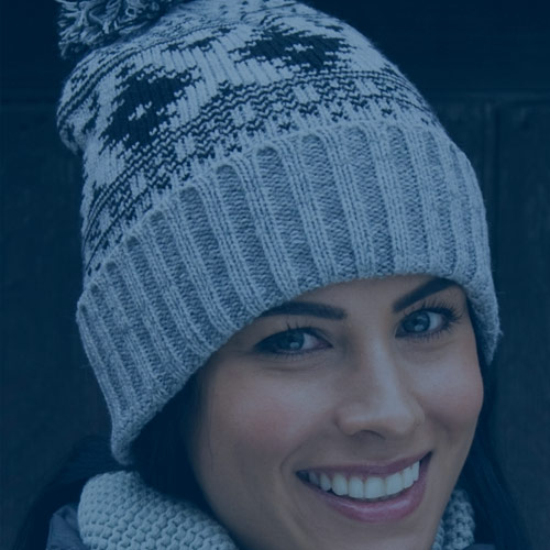 Gorros de invierno para bordar