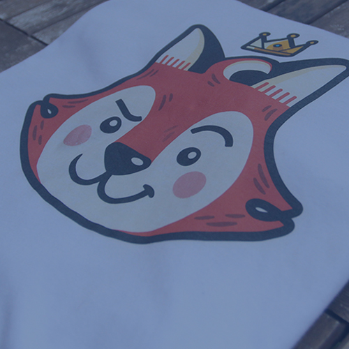 Transfer de alta calidad sobre camisetas